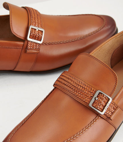 Buckled Leather Loafers