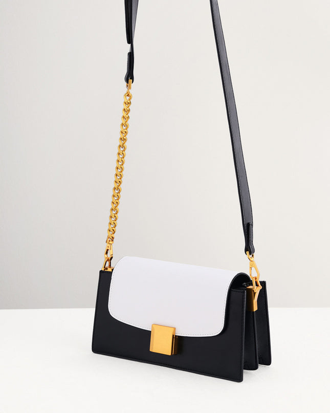 Gold Buckled Mini Shoulder Bag