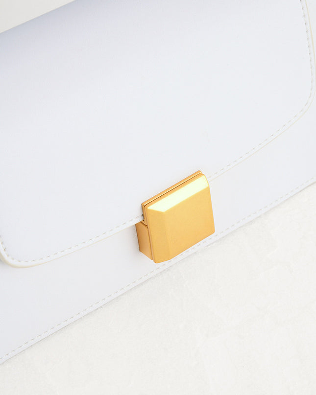 Gold Buckled Mini Shoulder Bag