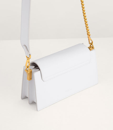 Gold Buckled Mini Shoulder Bag