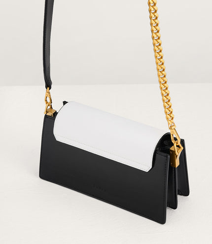 Gold Buckled Mini Shoulder Bag