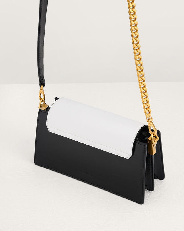 Gold Buckled Mini Shoulder Bag