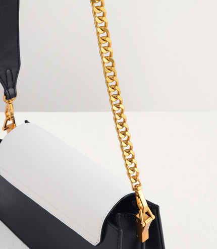 Gold Buckled Mini Shoulder Bag