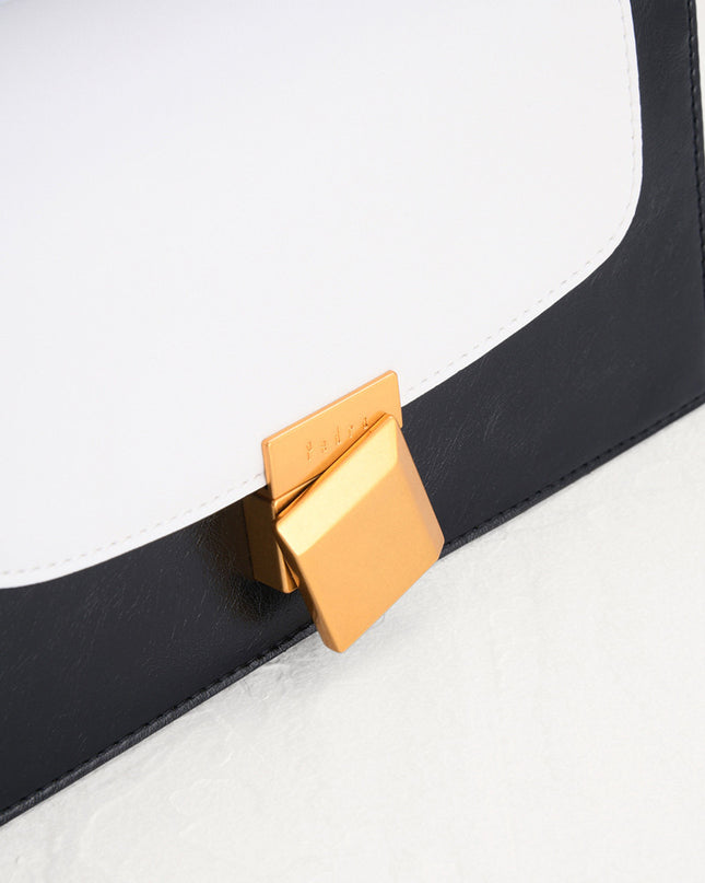 Gold Buckled Mini Shoulder Bag