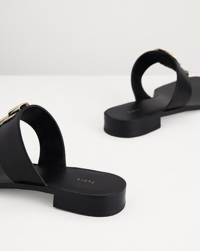 Buckled Thong Sandals