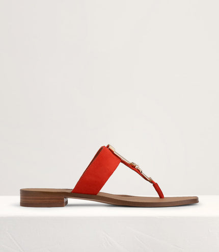 Buckled Thong Sandals