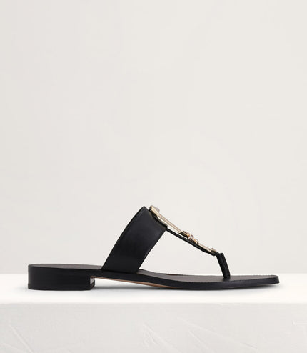 Buckled Thong Sandals