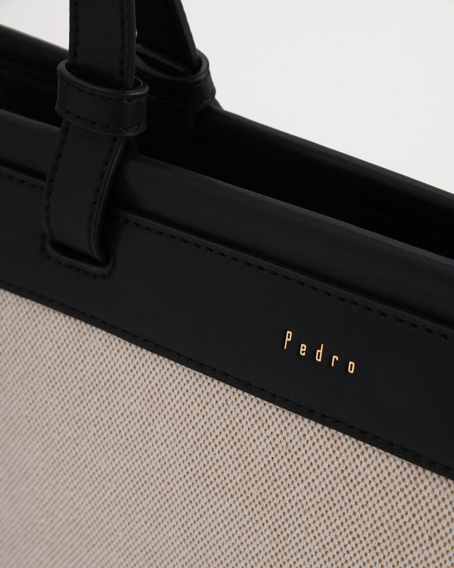 Large Tote Bag in Two-Tone