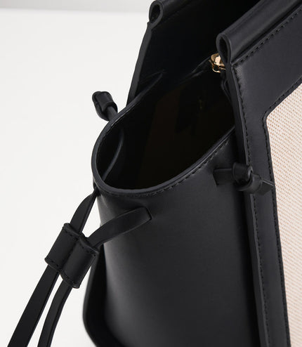 Large Tote Bag in Two-Tone