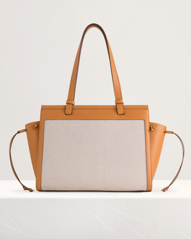 Large Tote Bag in Two-Tone