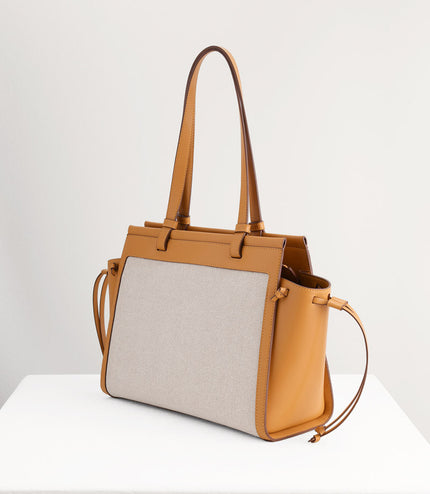 Large Tote Bag in Two-Tone