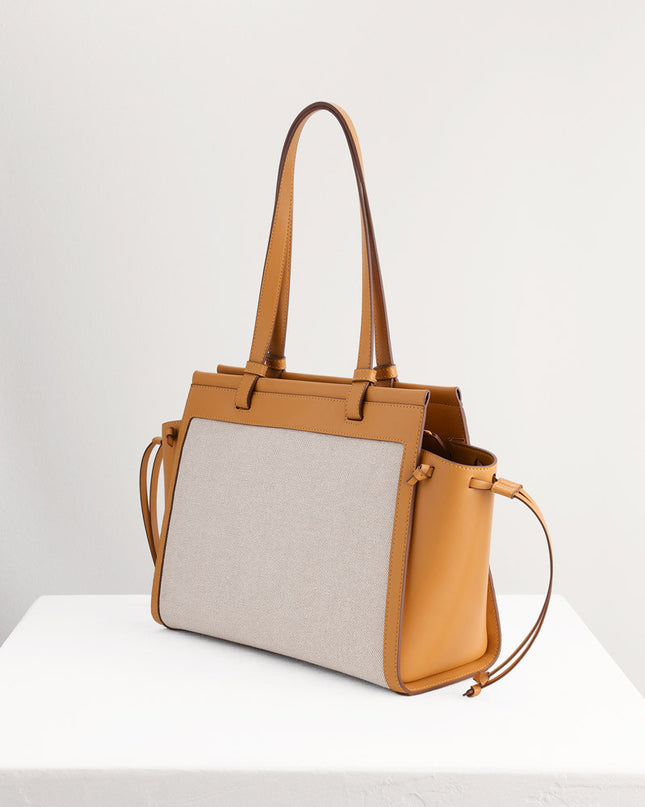 Large Tote Bag in Two-Tone