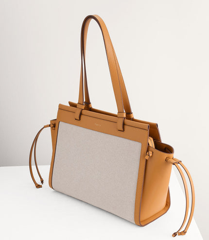 Large Tote Bag in Two-Tone