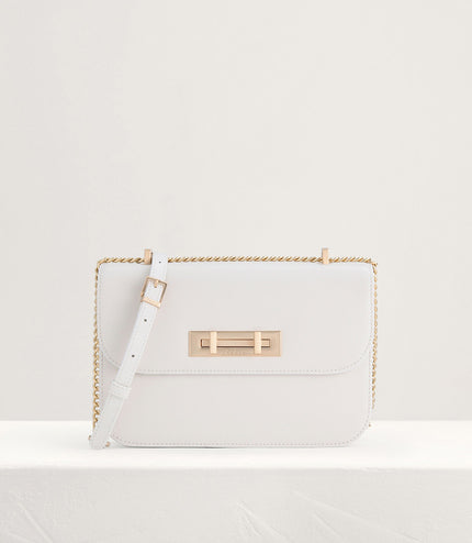 Boxy Leather Shoulder Bag