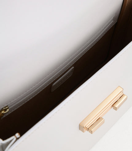 Boxy Leather Shoulder Bag