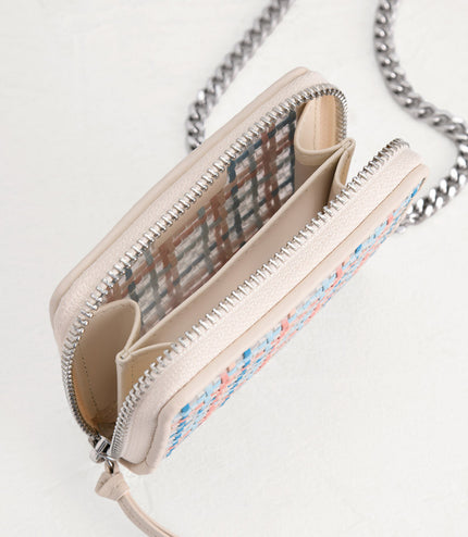 Woven Zip Wallet