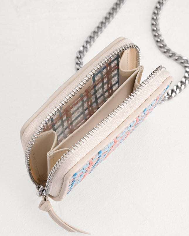 Woven Zip Wallet