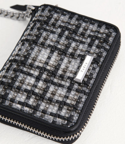 Woven Zip Wallet