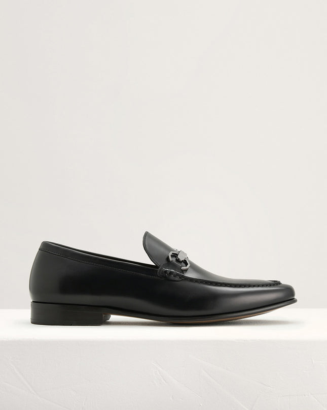 Buckle Leather Loafers