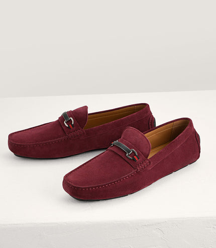 Suede Bit Moccasins