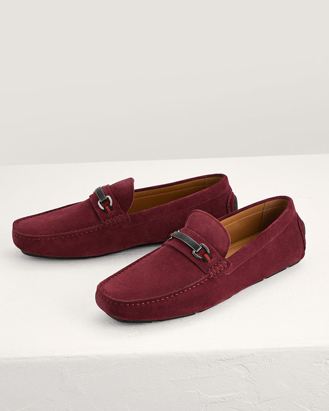 Suede Bit Moccasins