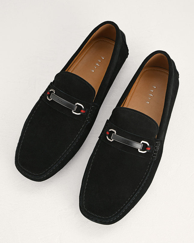 Suede Bit Moccasins