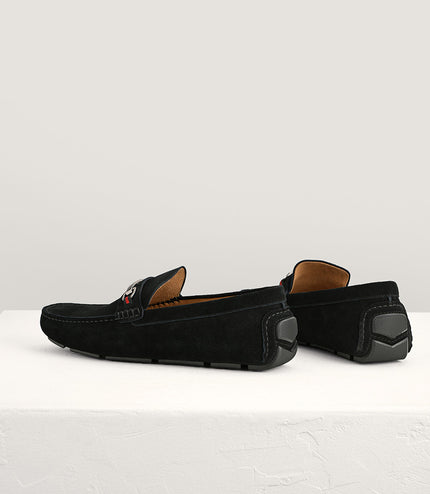 Suede Bit Moccasins