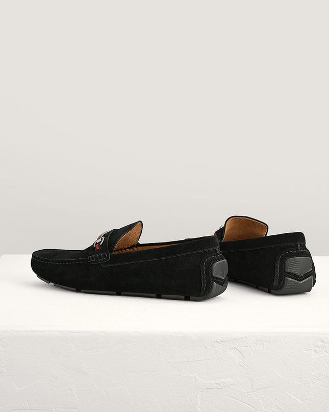 Suede Bit Moccasins
