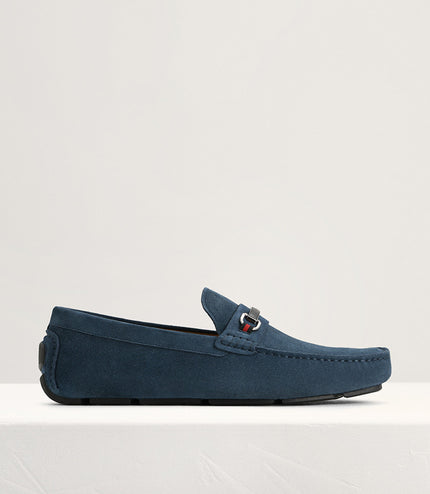 Suede Bit Moccasins