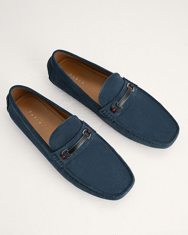Suede Bit Moccasins