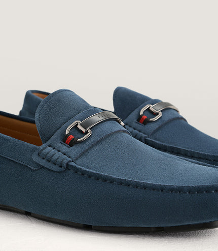Suede Bit Moccasins