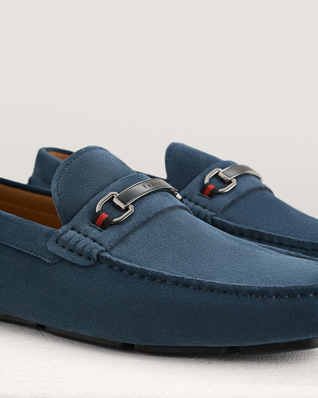 Suede Bit Moccasins