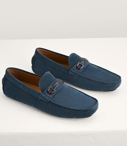 Suede Bit Moccasins