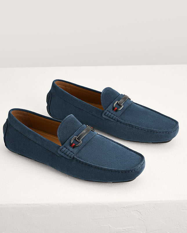 Suede Bit Moccasins