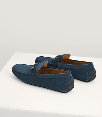 Suede Bit Moccasins