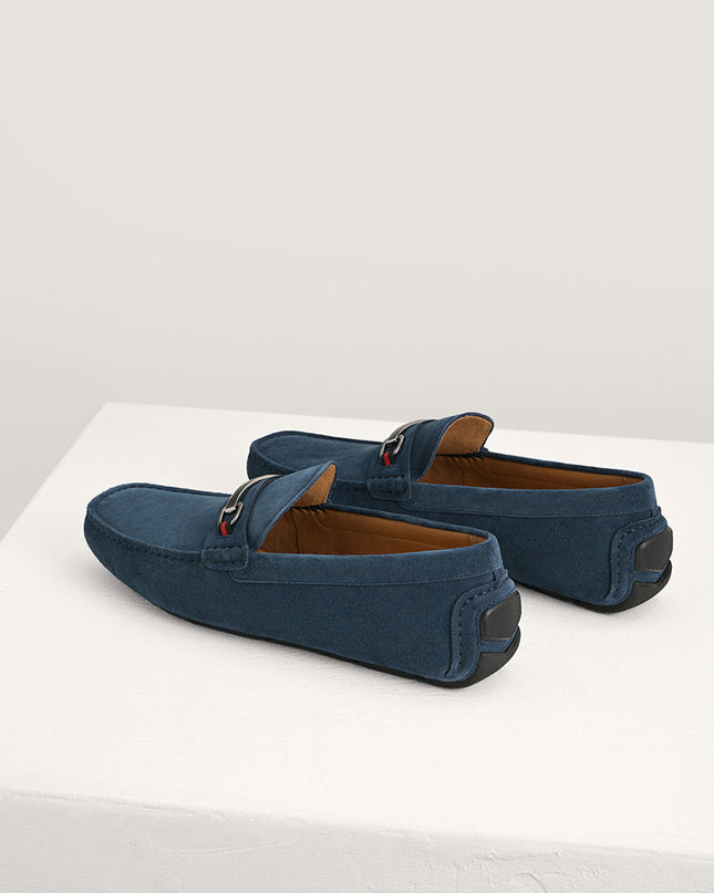 Suede Bit Moccasins