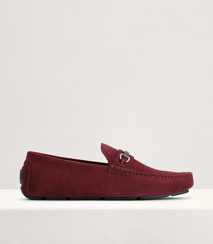 Suede Bit Moccasins