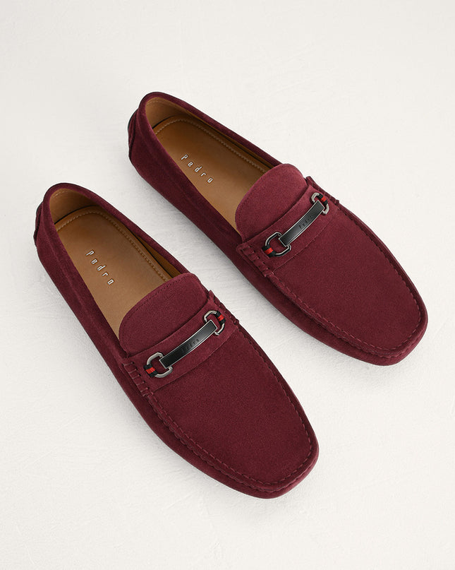 Suede Bit Moccasins