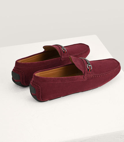 Suede Bit Moccasins
