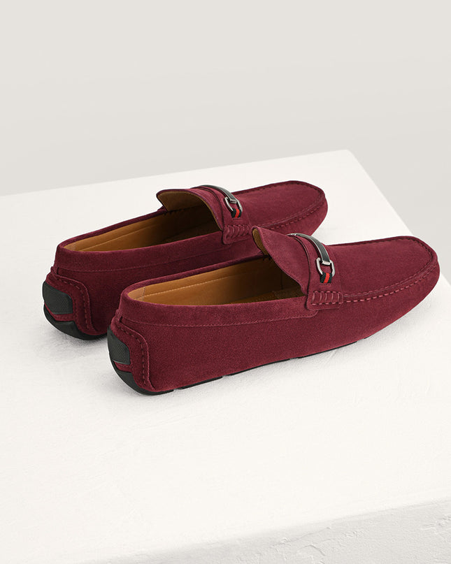 Suede Bit Moccasins