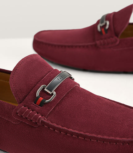 Suede Bit Moccasins
