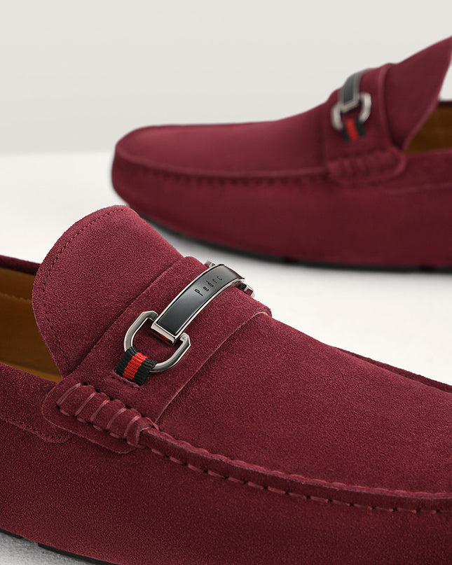 Suede Bit Moccasins