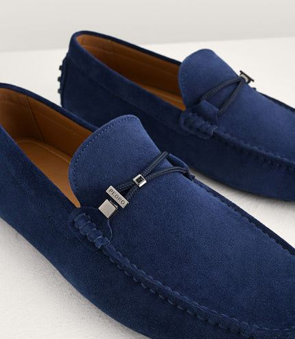 Leather Moccasins with Rope Detailing