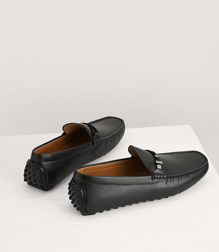 Leather Moccasins with Rope Detailing