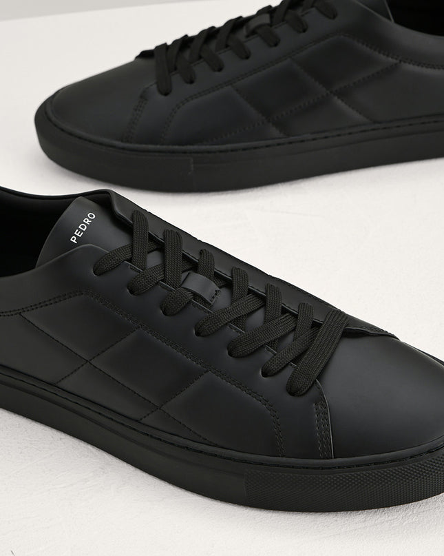 Quilted Court Sneakers