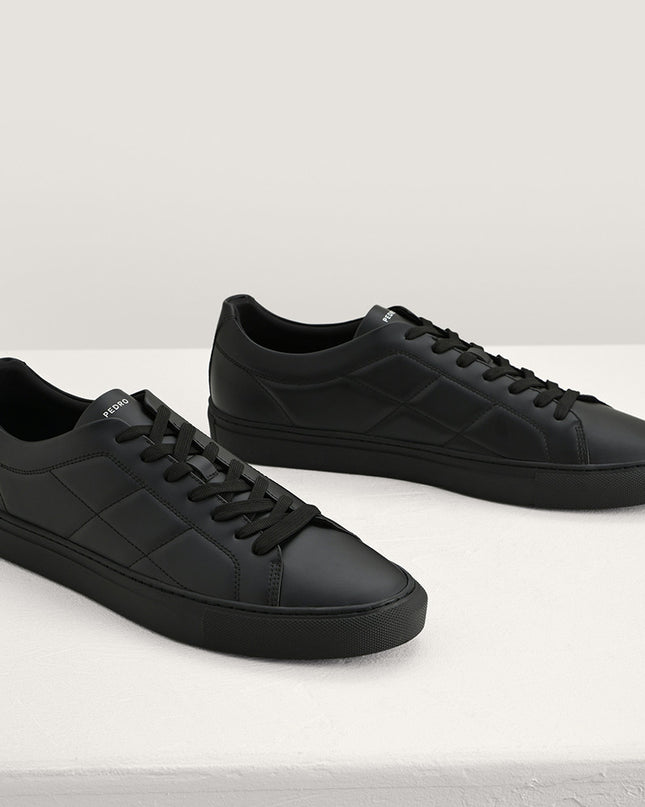 Quilted Court Sneakers