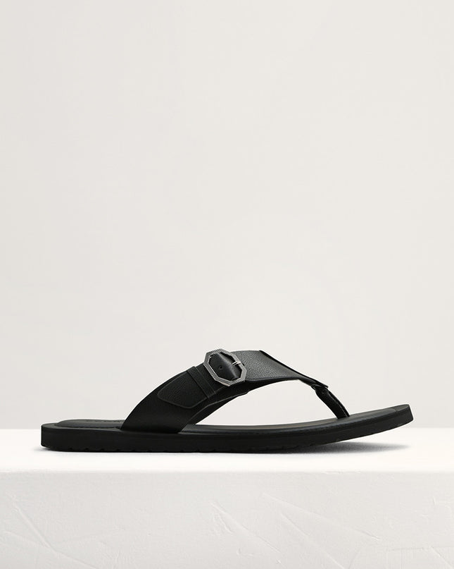 Thong Sandals with Octagon Hardware