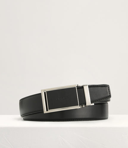 Leather Automatic Buckle Bag