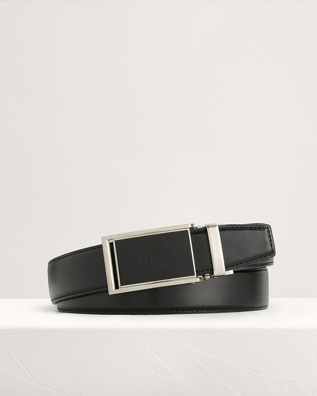 Leather Automatic Buckle Bag