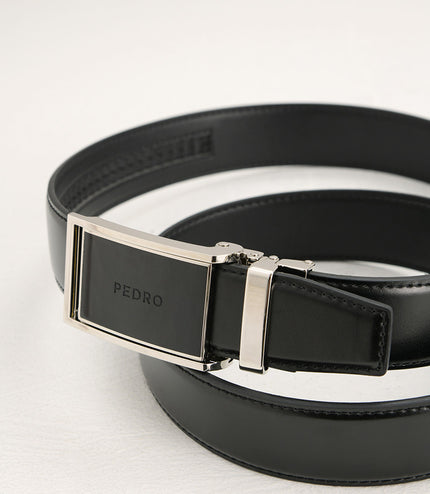 Leather Automatic Buckle Bag